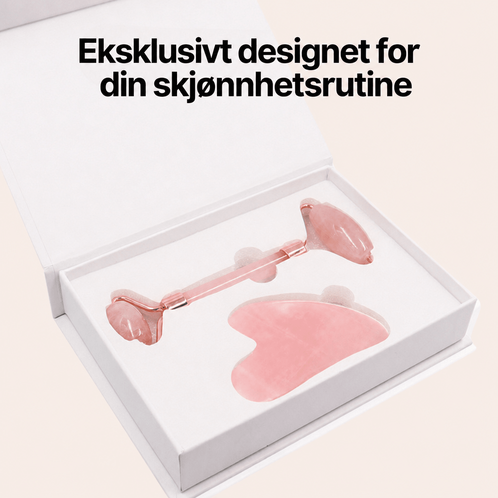 GlowRoller™ Hudpleie Kvartsrulle - Frisk opp huden din - AVABeauty.no